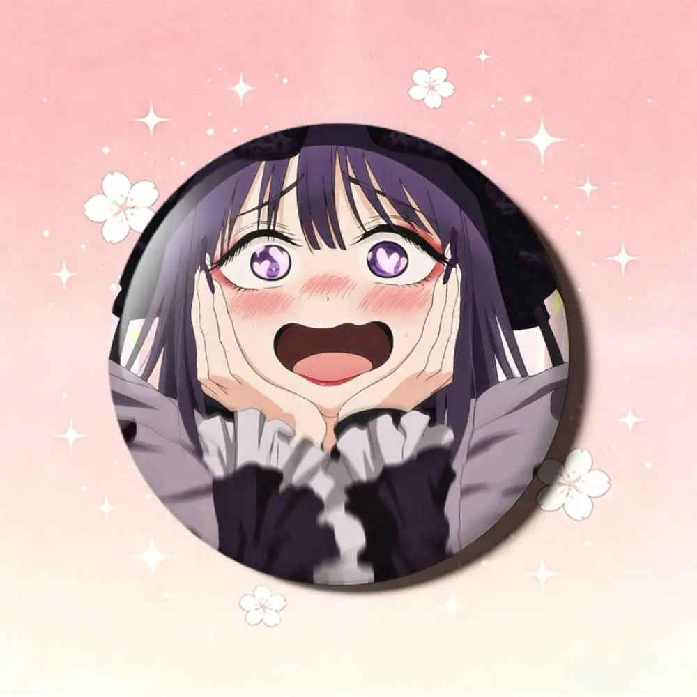 Shizuku Kuroe Marin Kitagawa Laser Badge Applicable For Backpack Clothes Hats Decor Creative