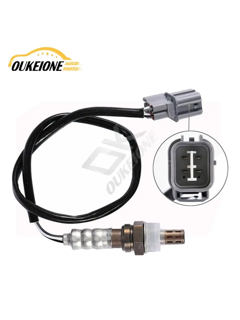 4-przewodowa sonda lambda O2 do 2005 2006 2007 2008 Acura RL Honda Pilot 3.5L 2001 2002 Acura MDX 3.5L 234-4368 Przód Tył — zdjęcie 2
