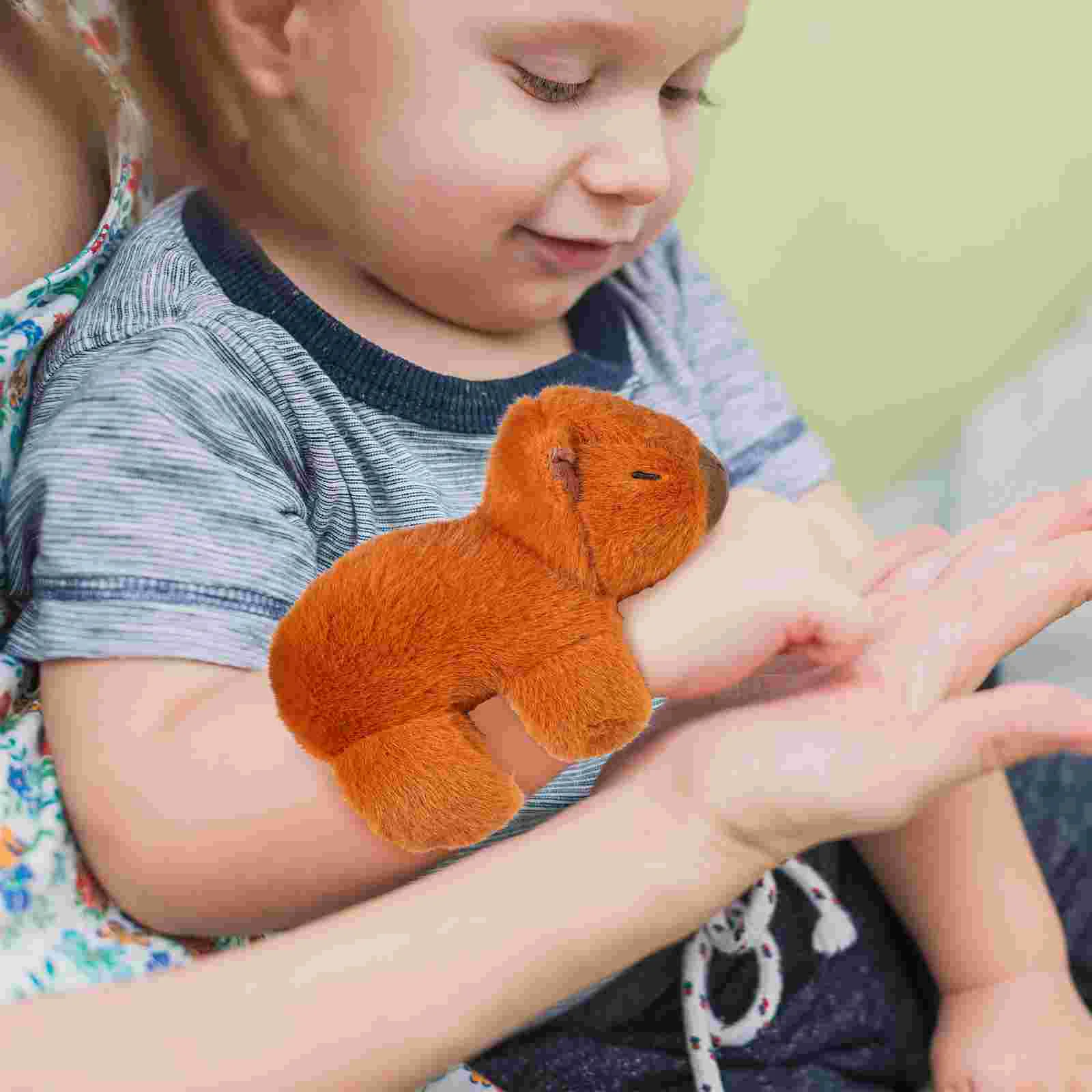 

Stuffed Animal Huggers Slap Bracelets Snap Snapshot Bands For Party Wrist Patting Pp Cotton Animals Child