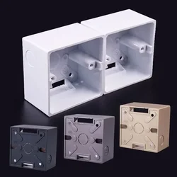 86 Type Standard Practical External Installation Box Wall Mounted Wire Junction Boxes For Housing Electrical Switch Socket