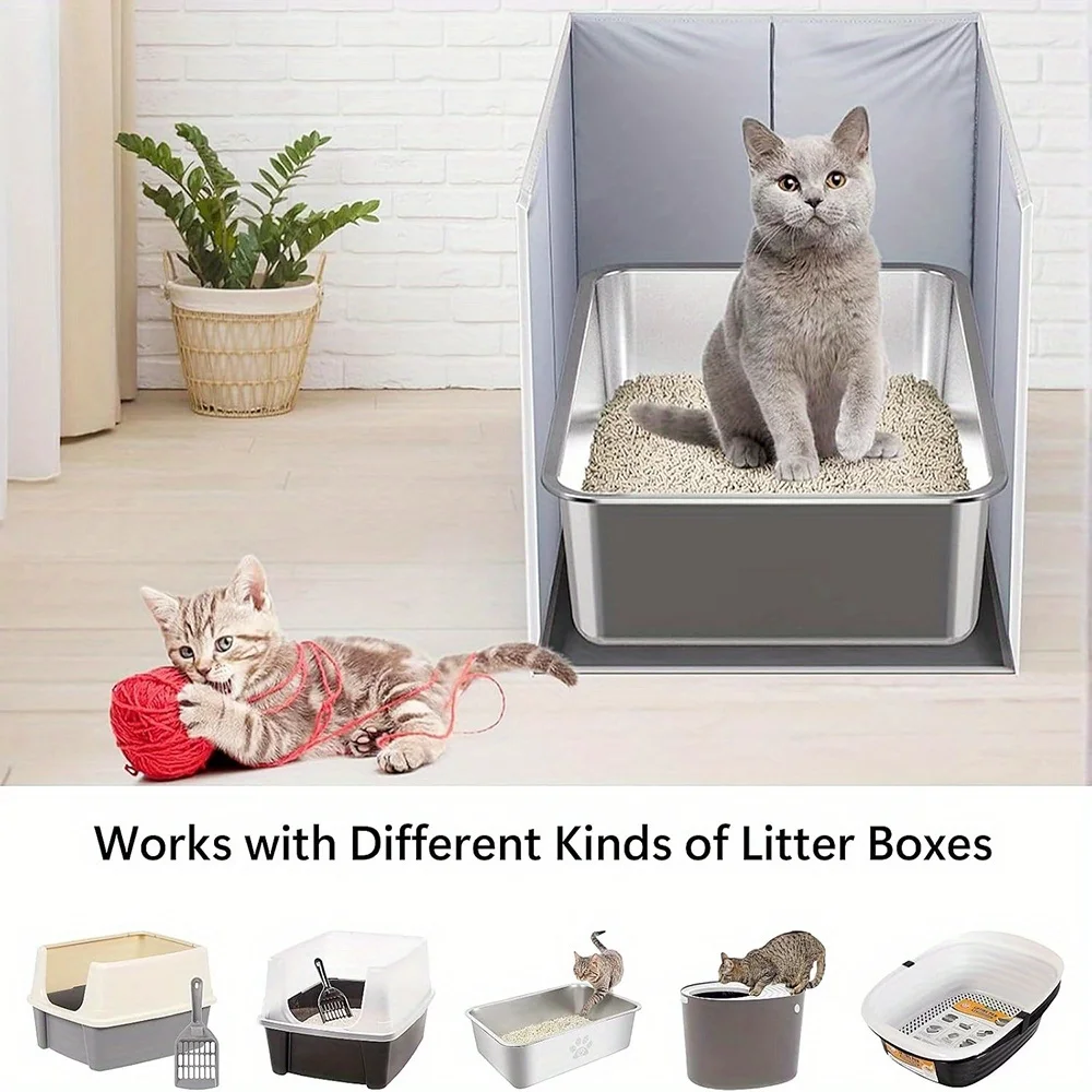 splash-proof-cat-litter-box-fence-portable-foldable-cat-litter-box-baffle-open-anti-dirty-cat-litter-box-companion