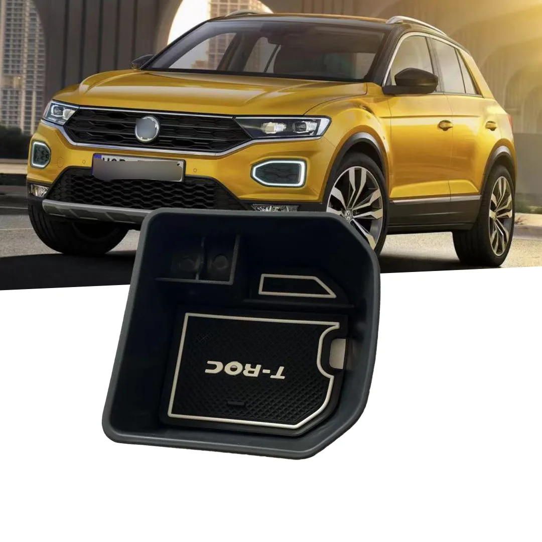 

For Volkswagen T-ROCE central control storage box, central gear shift storage box, accessory storage box