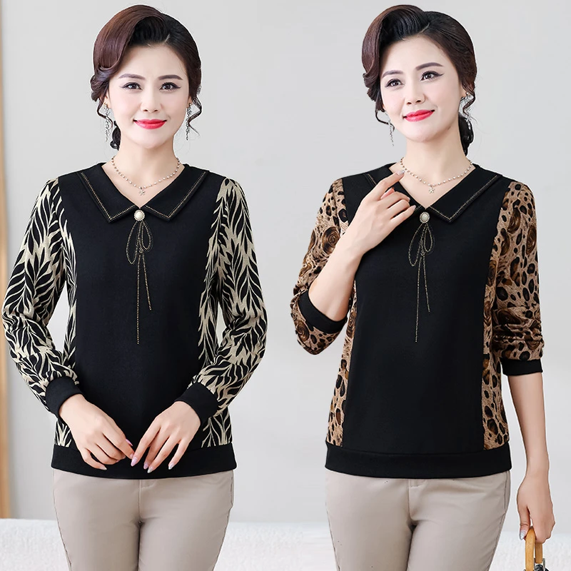 

Весенне-осенняя женская рубашка с длинным рукавом, новая модель, приталенный крой, с принтом.