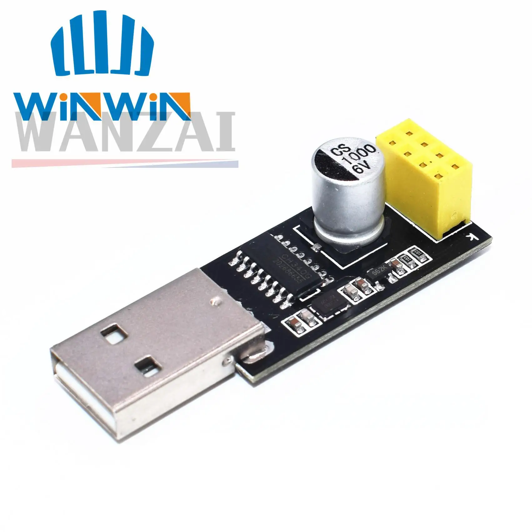 USB to ESP8266 WIFI module ESP-01  ESP-01S adapter board computer phone WIFI wireless communication microcontroller development