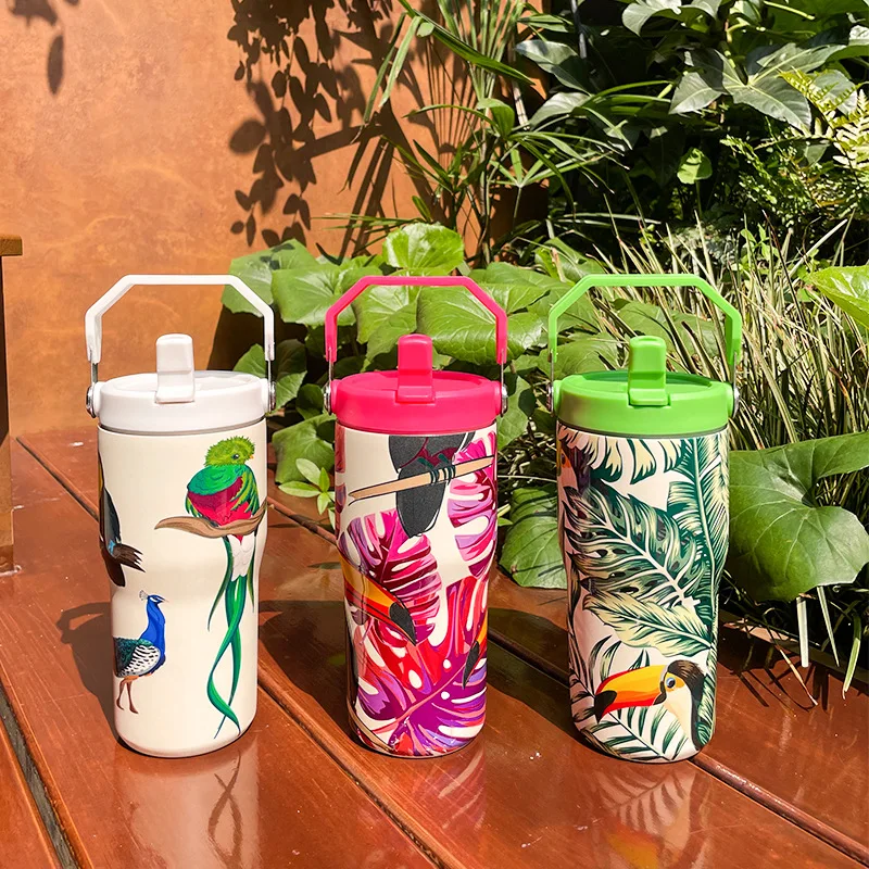 

Новый термос 600 мл, термосы с мультяшным рисунком, термос из нержавеющей стали, автомобильная чашка, бутылки с водой, кружки, кофейные чашки