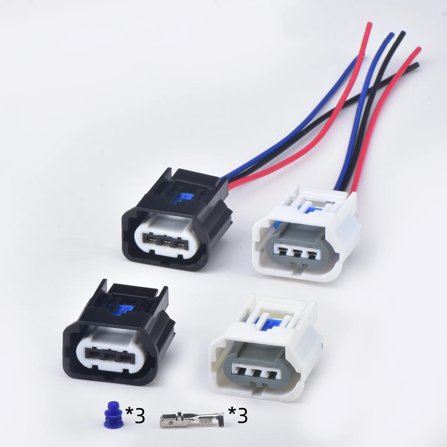 Prise de pompe de direction assistée automobile étanche, connecteur EPS automatique, faisceau de câbles pour Ford Focus Mazda 7283-8977-30 7283-8977, 3 broches