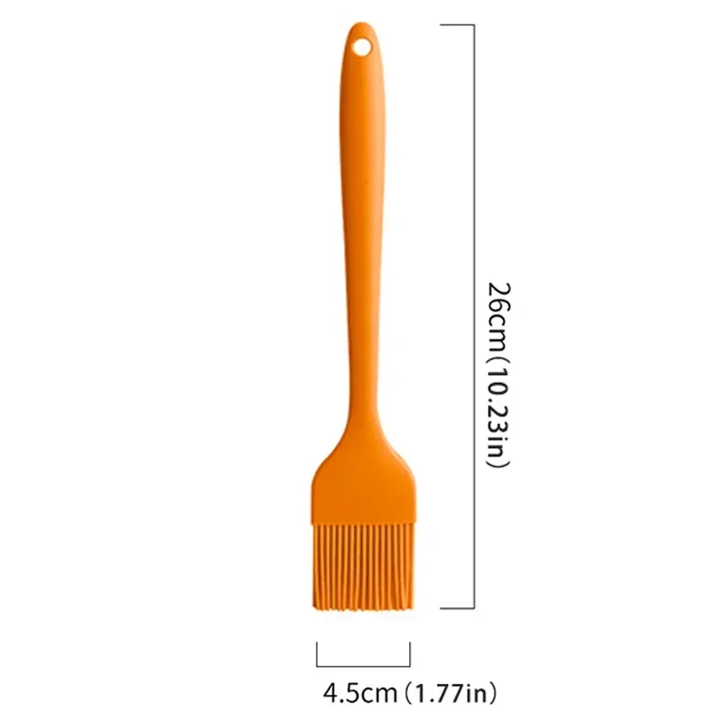 2PCS Silicone Oil Brush Basting Brush DIY Cake Bread Butter Baking Brushes Kitchen Cooking Barbecue Accessories BBQ Tools