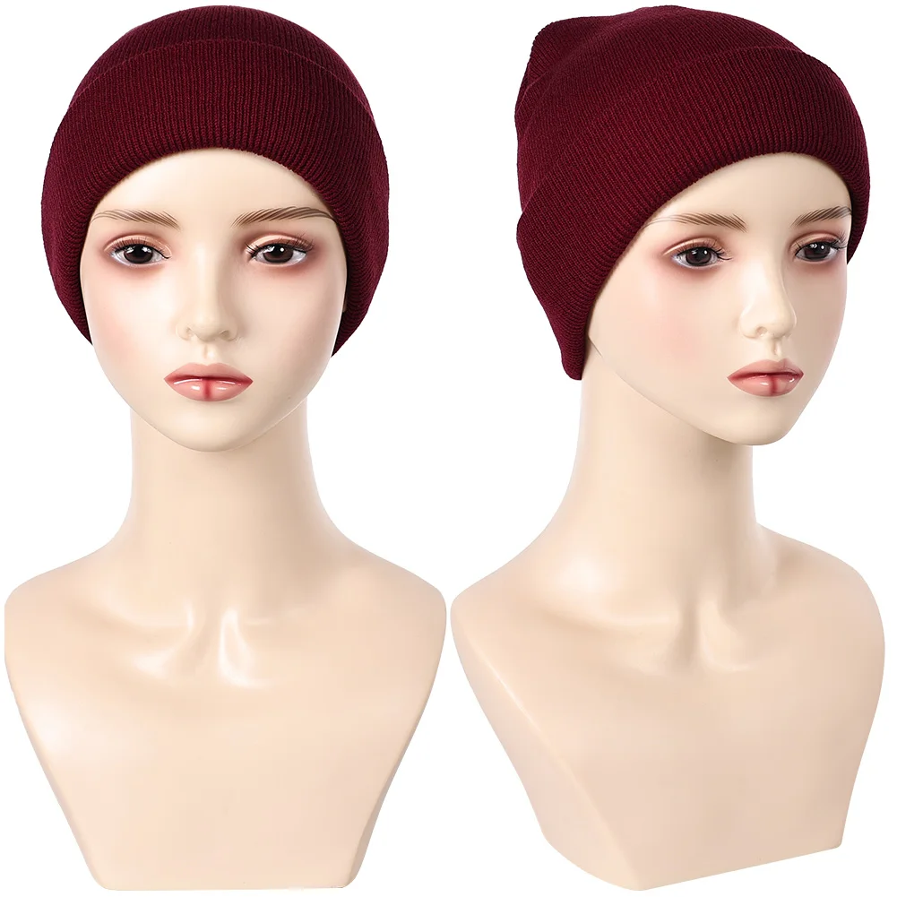 The Last of Us Ellie Hat Braune Beanie Cosplay Cap Fantasy Disguise für Frauen Mädchen Outfit Halloween Karneval Kostümzubehör