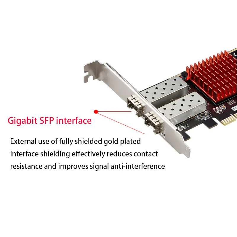 1000Mbps Fiber lan Card PCIE Gigabit Optical Network Card Internet Splitter Extension Cable Game PCIE Card network adapter HUB