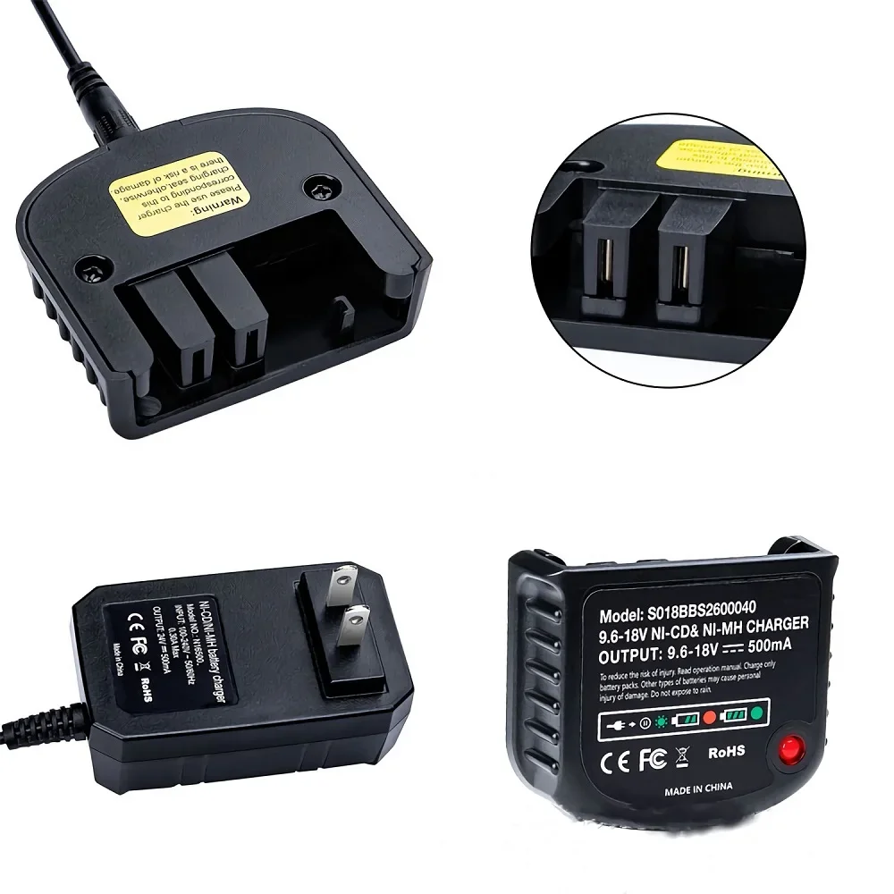 

Replacement Charger 9.6V-18V NiMh Battery Hpb18-Ope FSB14 FS12B HPB18 HPB96 FSB96 for Black&Decker 18V NiMh Battery Power Tools