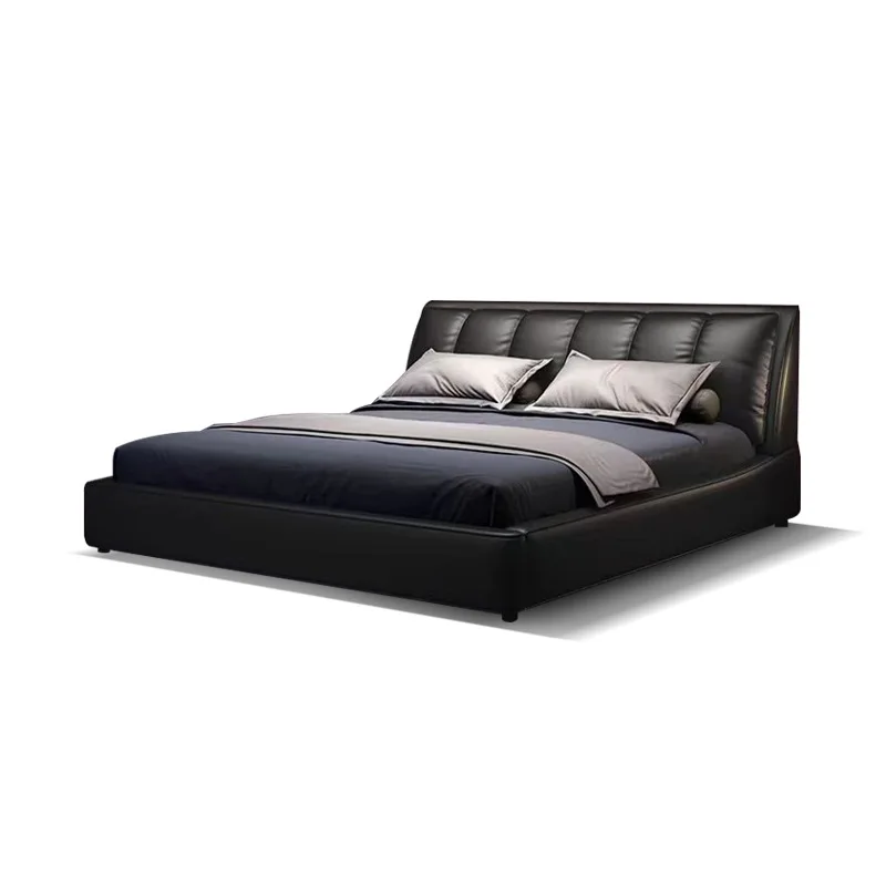 

Charming style wooden bed frame with side drawers and bedroom furniture full size double bed