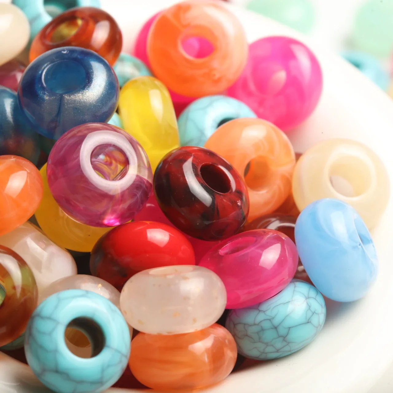 143g/Bag Super Excellent Glass Beads Wheel Beads Colorful Unique Scattered Beads Handmade DIY Jewelry Bracelets