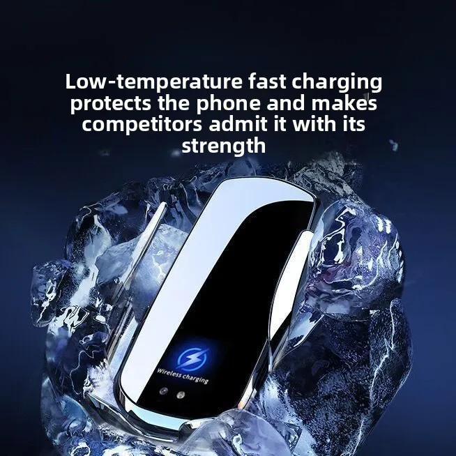 Online Car Exclusive Wireless Charging Bracket Stable Anti-Shake Structure, Not Block Air Outlet for All-Day Navigation Work