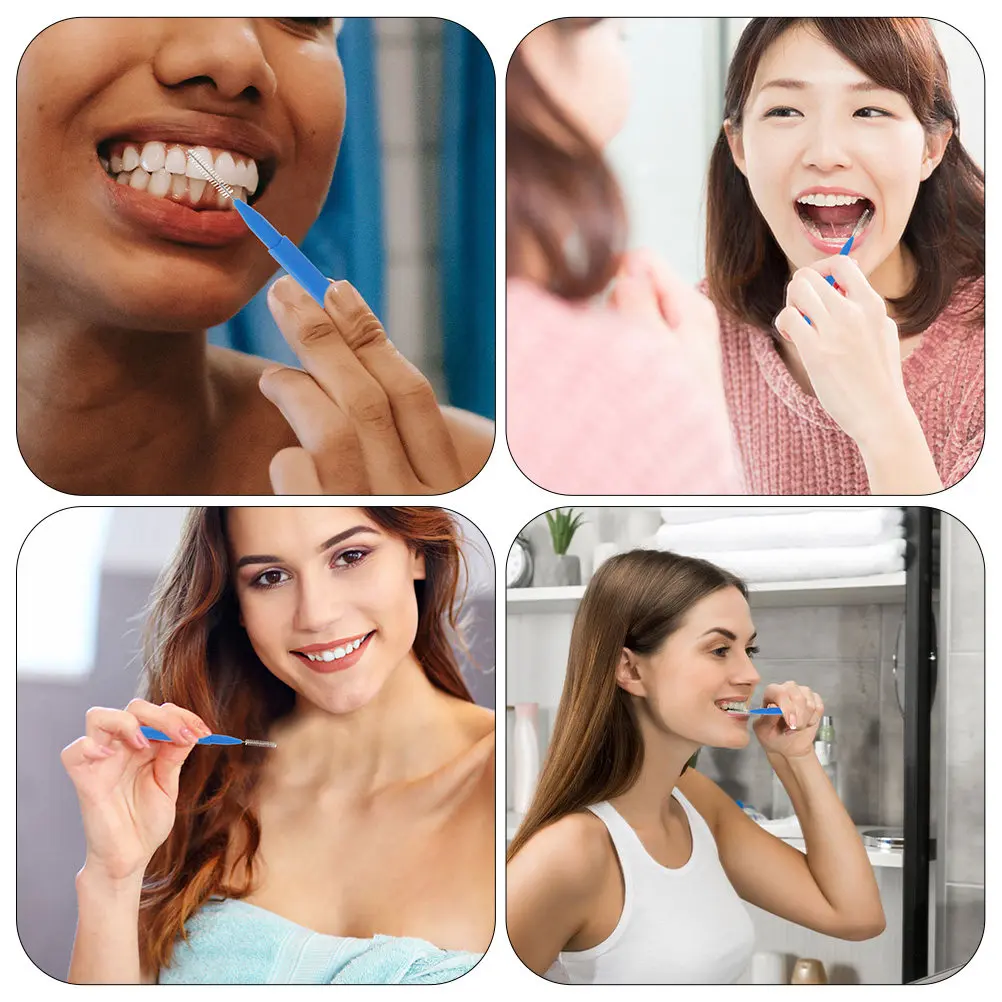 

30 шт. портативных межзубных щеток для чистки зубов, удобные средства для ухода за полостью рта, для дома и путешествий