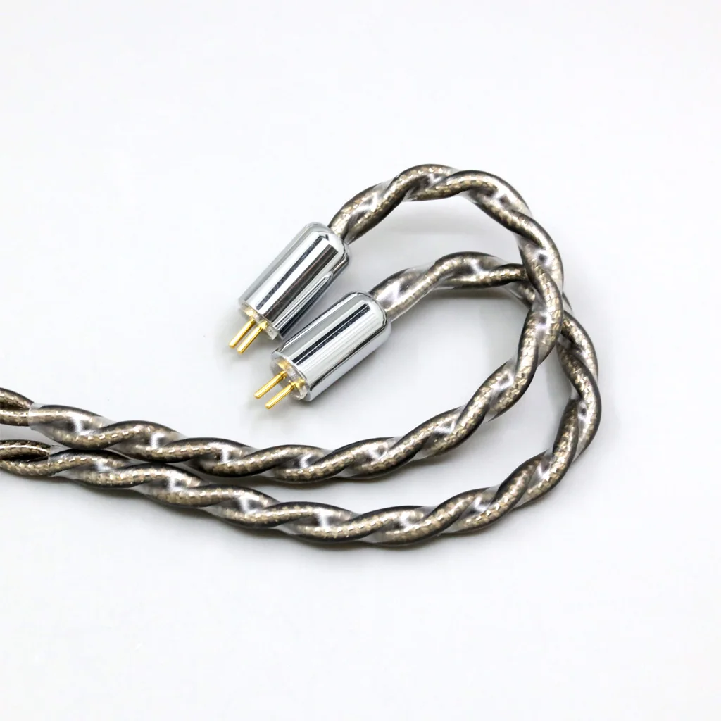 99% puro prata paládio + grafeno ouro fone de ouvido cabo blindagem para 0.78mm passo plano jh áudio jh16 pro jh11 pro 5 6 ln 008219