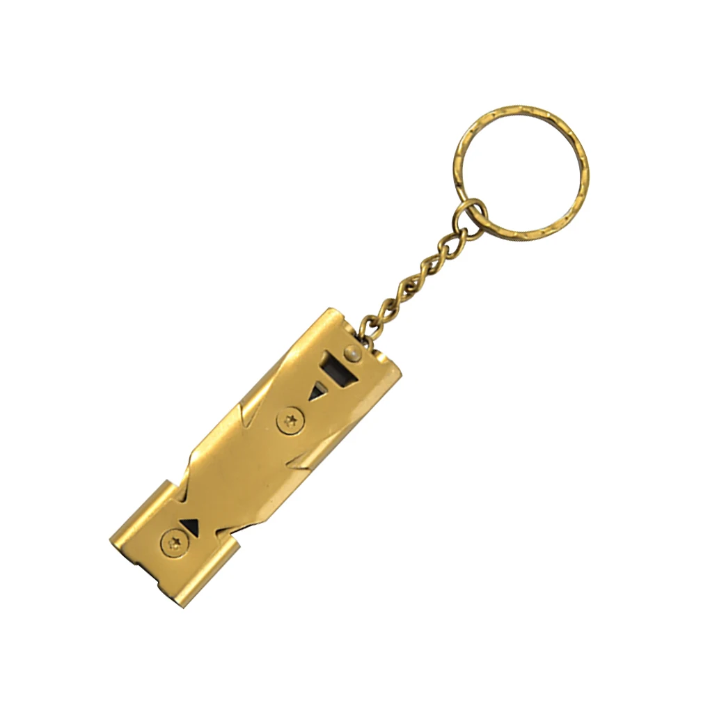 

Survival Whistle Outdoor Camping Hiking 150dB Loud Sound Whistle Stainless Steel Outdoor Tool, Silver