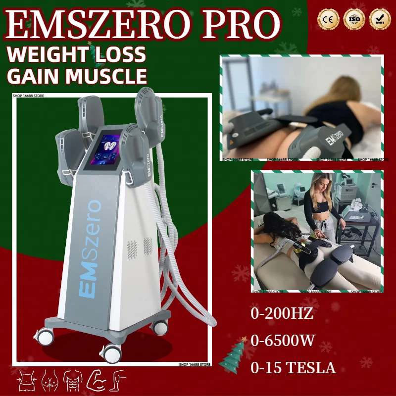 Professional EMSzero RF Machine 2025 Body Sculpting Machine EMS Fat Burning EMS Slimming Muscle Stimulator emszero98 Store