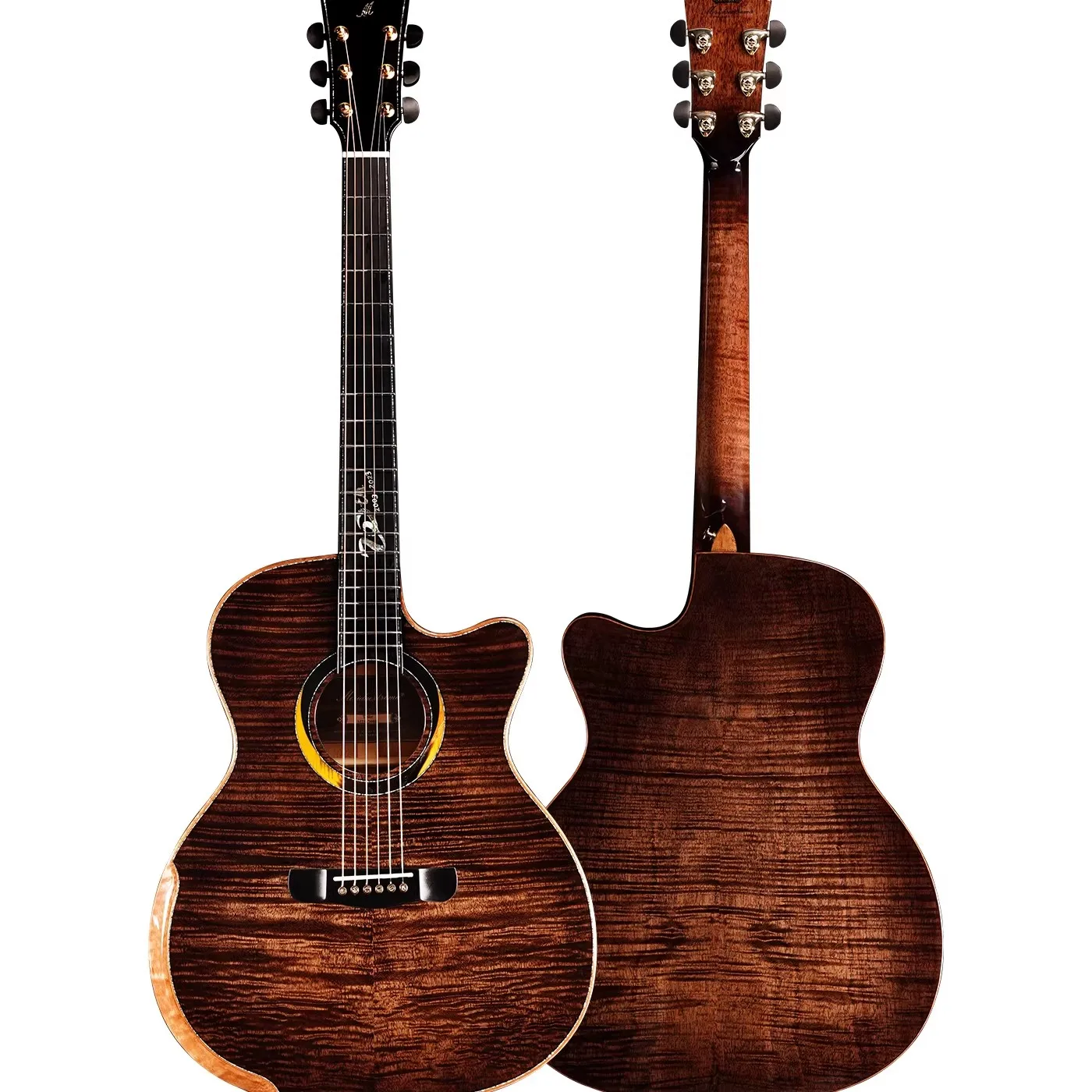 

Merida 41-inch Solid Top Professional-Grade Folk Guitar Duke