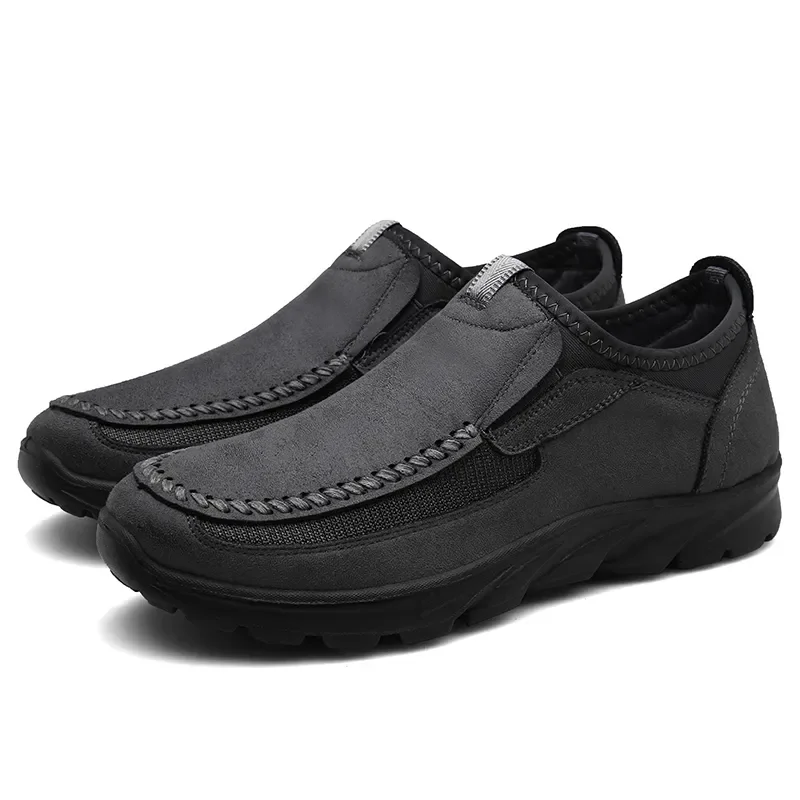 Leather Men Casual Shoes Zapatos Brand Men Loafers Moccasins Breathable Slip on Driving Shoes Plus Size 39-48 Drop Shipping