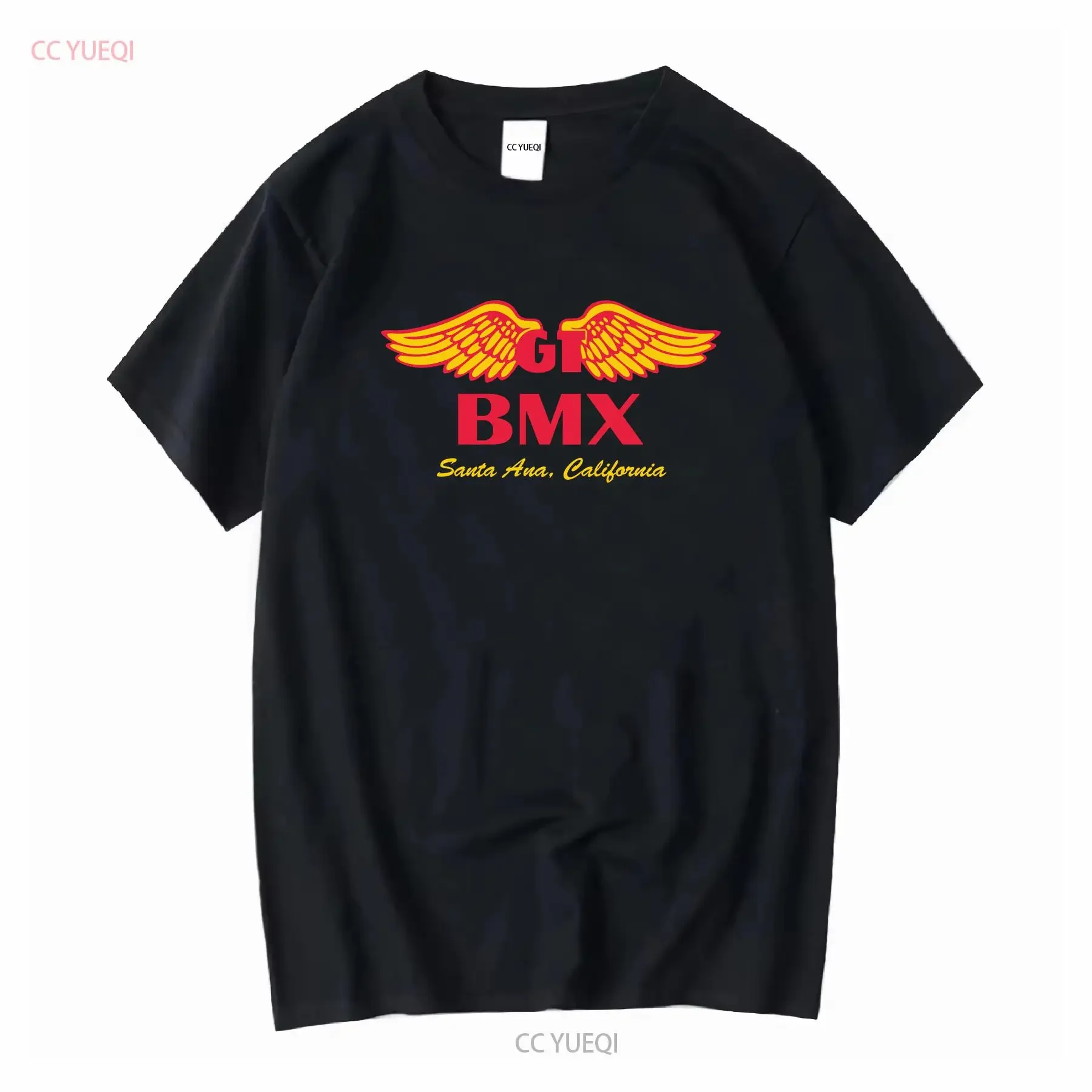 Nueva camiseta de motociclista con Logo de GT BMX Santa Ana California talla EE. UU. S M L XL 2XL manga larga o corta vintage lavado gráfico suave