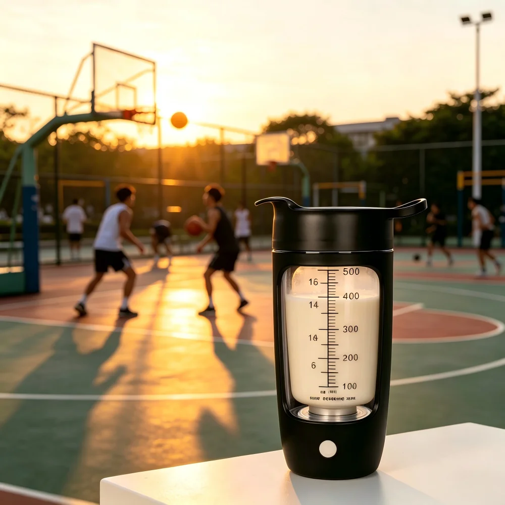 Electric Shaker Cup Stirring Leak Proof and Portable Water Bottle USB Charging Automatic Mixing Cup Coffee Cup with Lid