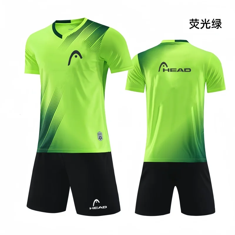 HEAD Men\'s T-shirt And Shorts Set Summer Men\'s Tennis Short Sleeve T-shirt Stylish And Comfortable Badminton Training Shorts