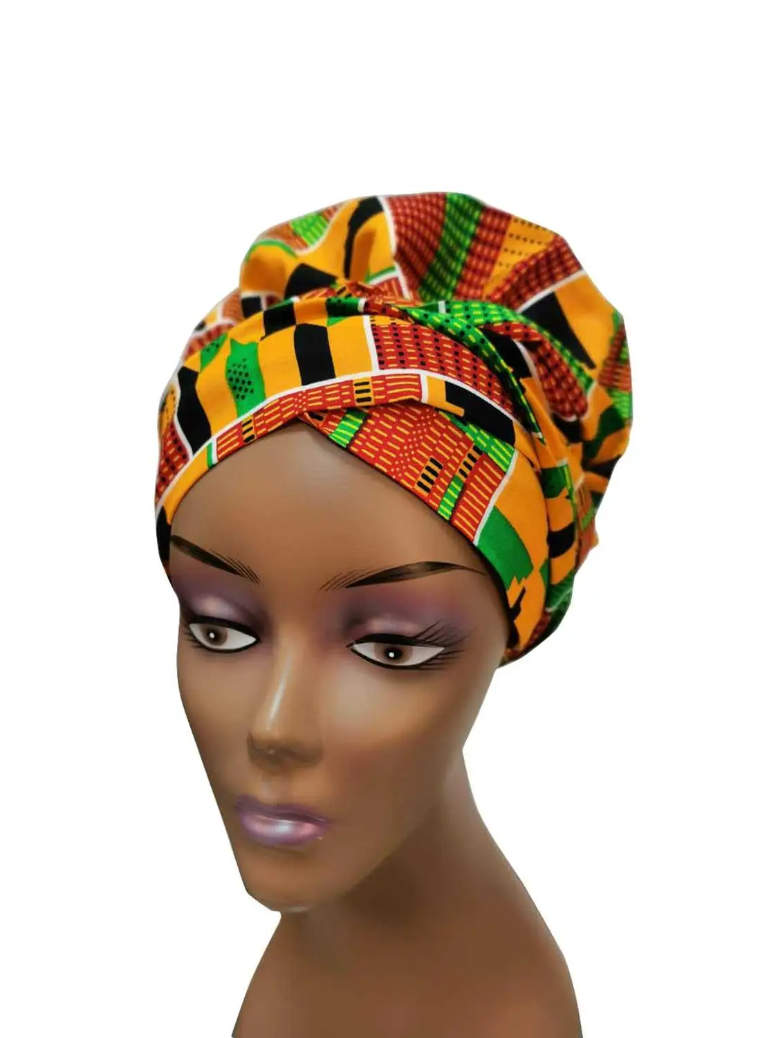 Afrikaanse Headwrap In Vrouwen Haar Accessoires Sjaal Gewikkeld Hoofd Tulband Dames Haar Accessoires Sjaal Hoed Headwrap Nigeria WYB612