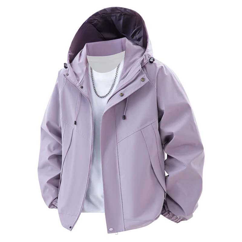 

New Fashion Men Outdoor Hooded Travel Jackets Male Windproof Rainproof Mountain Climbing Jackets Man Multi-pockets Cargo Coats 3