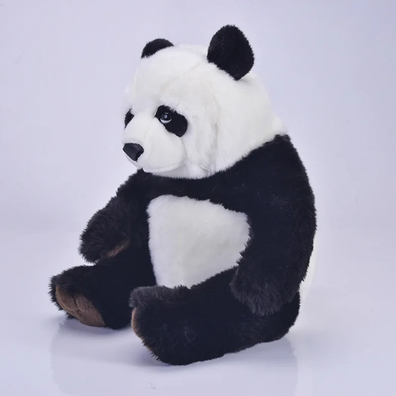 big plush panda toy high quality sitting panda doll soft doll gift about 42cm