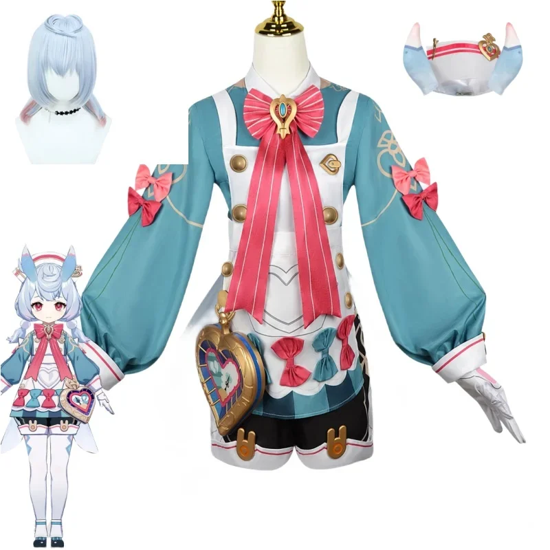 

Игра Genshin Impact Sigewine, карнавальный костюм, парик, платье, полный комплект, Fontaine Sigewine, голова крепости, униформа медсестры, вечеринка на Хэллоуин