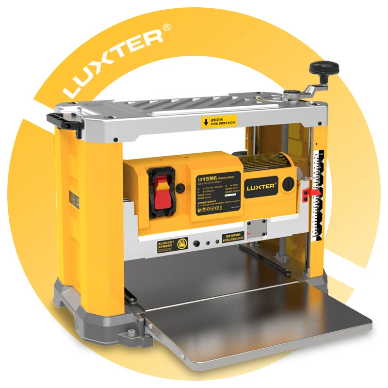 

LUXTER New Upgrade 2000W Electric Thicknesser Planer Max 330mm Planing Width for Woodworking Adjustable Planing Use