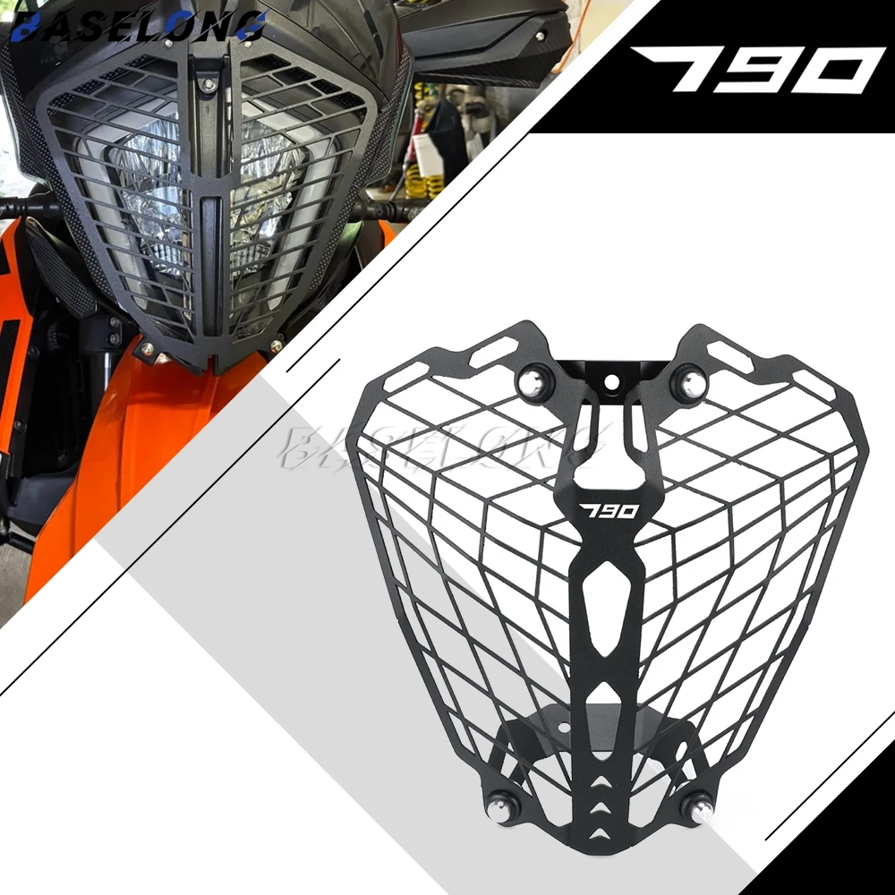 

For 390 790 890 Adventure ADV R S 2019 2020 2021 - 2024 Motorcycle Accessories Headlight Guard Head Light Lamp Protector Cover