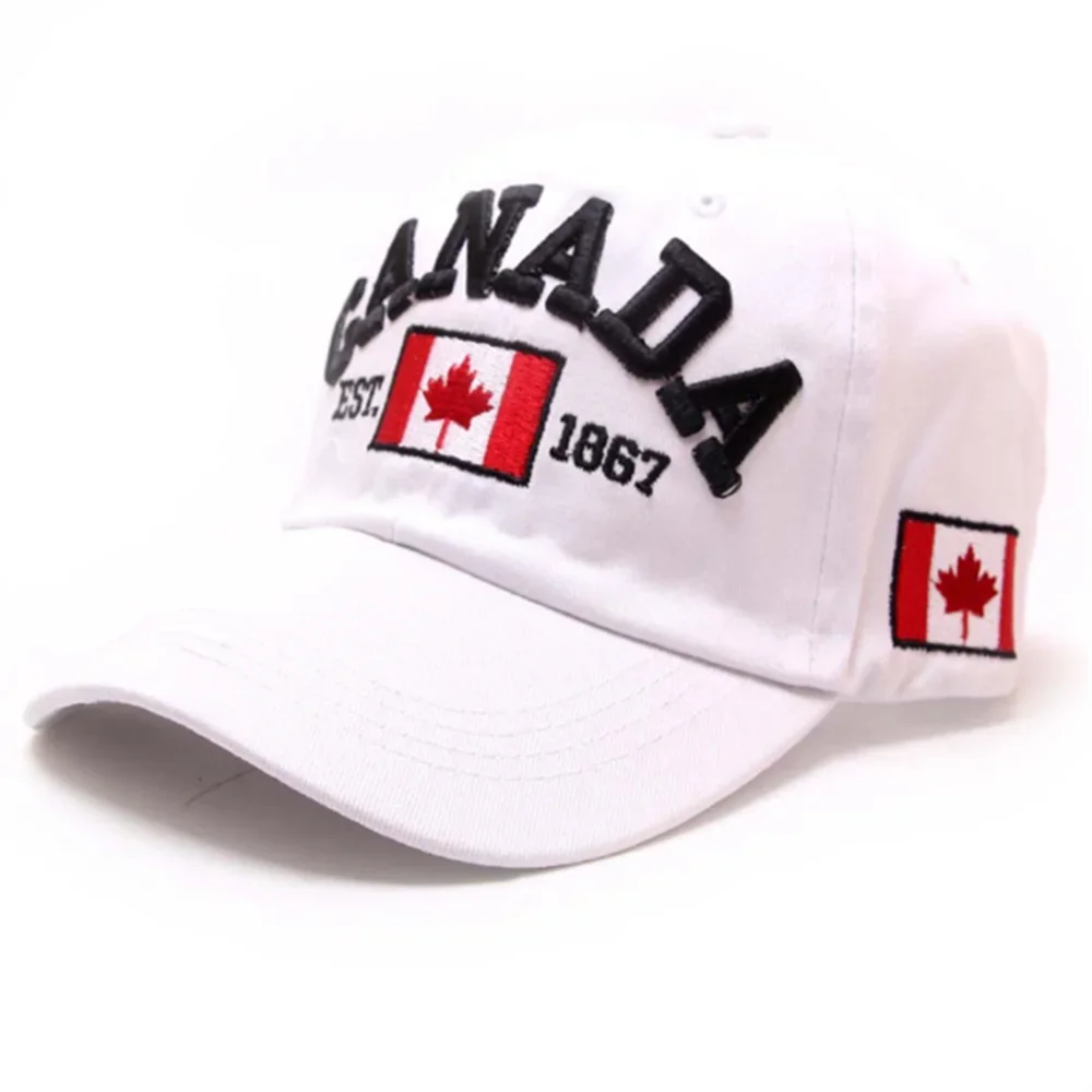 New Baseball Cap Unisex Canadian  Spring Summer Wild Sun Visor Popular Adult Letter Hat