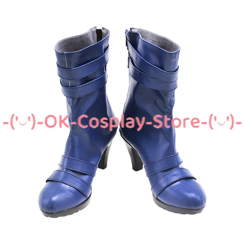 [Angepasst] Tenoh Haruka Cosplay Schuhe Uranus Anime Roleplay Requisiten Halloween Karneval Urlaub Party PU Leder Stiefel