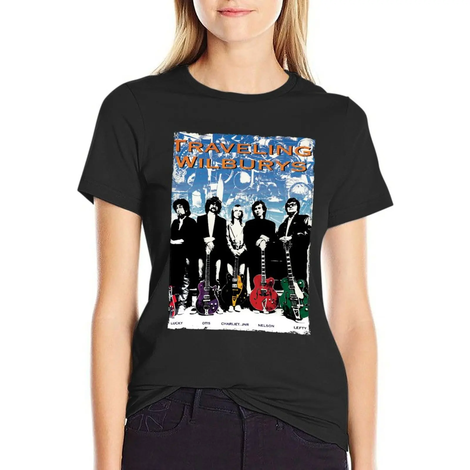 The Traveling Wilburys T-Shirt cute tops vintage clothes summer clothes clothes for Women