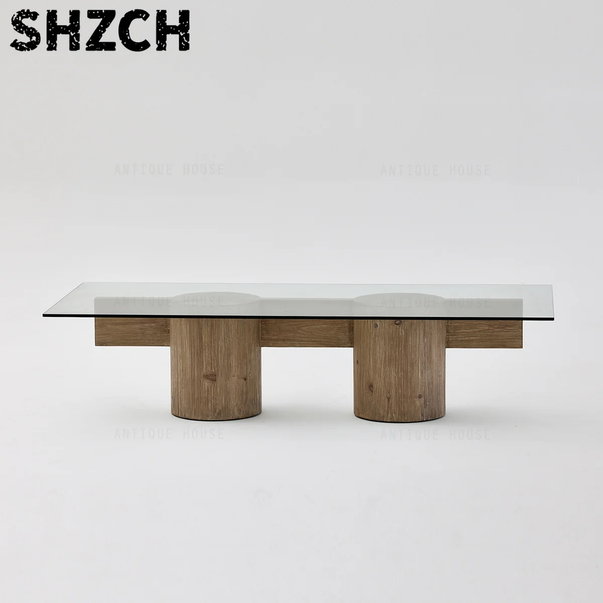 Custom Nordic Other Table Furniture Recycled Pine Glass Modern Luxury Coffee Table Coffee Tables For Home
