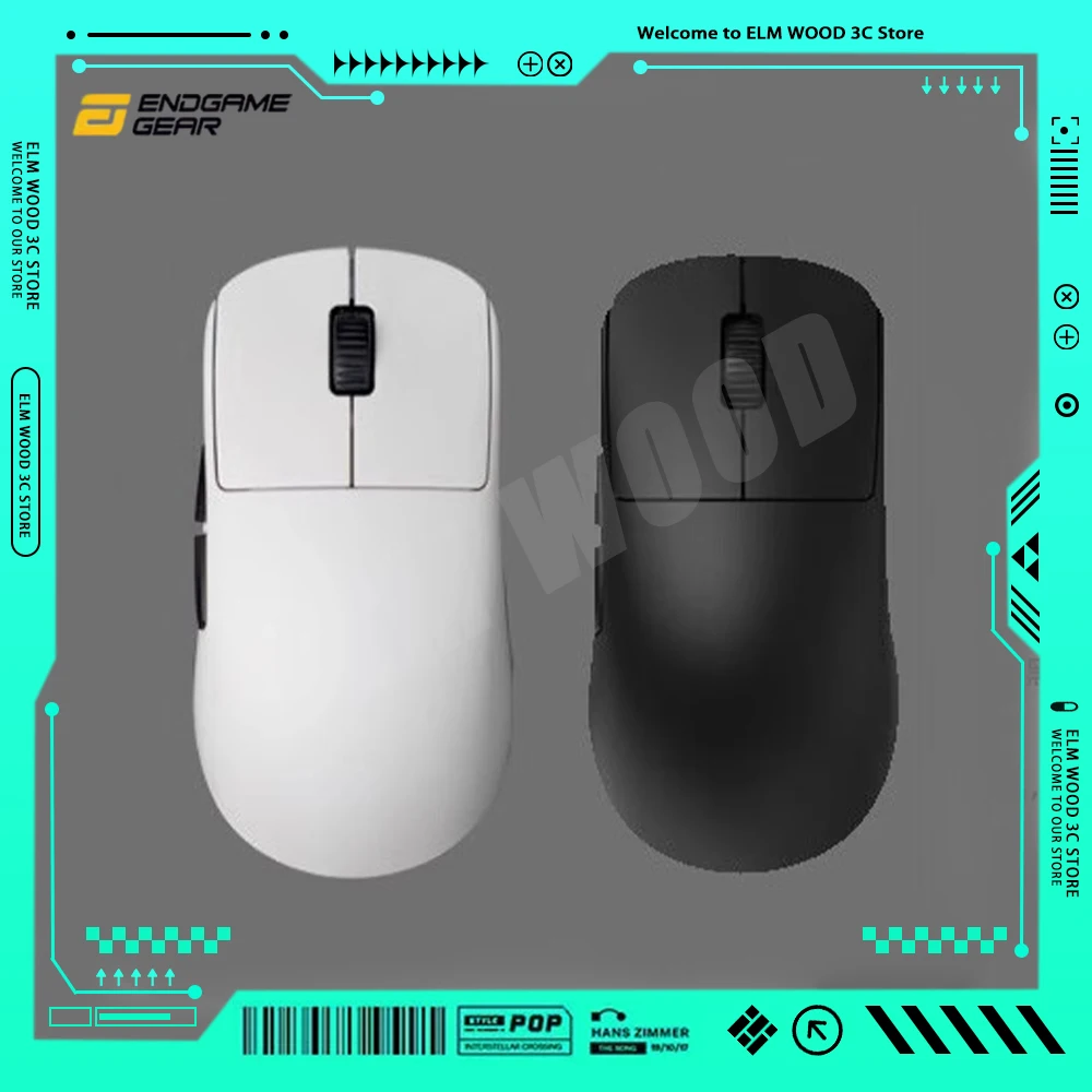 

Endgame Op1we Wireless Mouse Lightweight 2.4g E-sports Gaming Mouse PAW3370 Sensor Ergonomics Pc Gamer Accessories Office Gifts