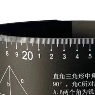 Pipe Measuring Tool PVC Wrap Around Tape Ruler 1-6 Inch Diameter Scale Black Green For Plumbing Pipe Fitting Trimming Instrument