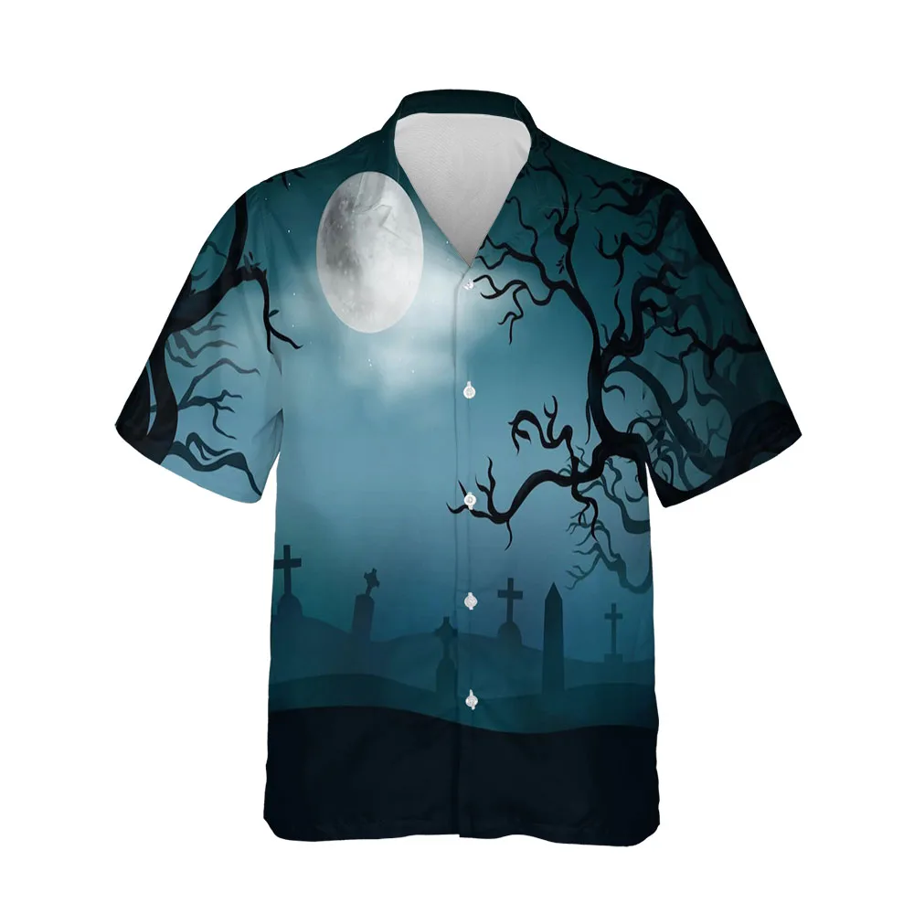 Jumeast 3D Halloween Festival Clothing Men Shirt Costume Fashion Streetwear Casual Breathable Shirts For Men Oversized Blouses