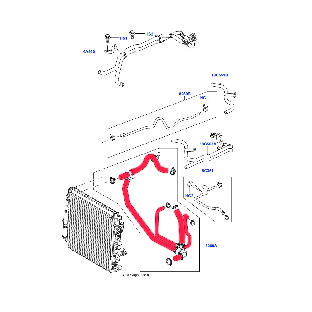manguera-de-refrigerante-del-radiador-pel500075-pel500290-para-land-rover-lr3-discovery-3-v6-40l-efi-2005-2009