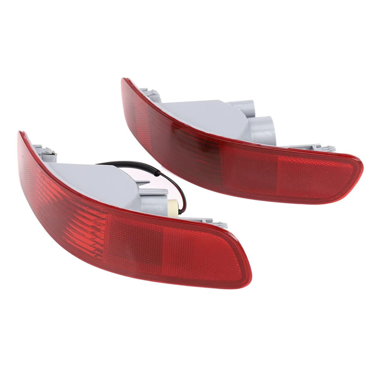 1Pair Rear LH+RH Bumper Tail Fog Light Lamp Cover Deflector for CITROEN MITSUBISHI PEUGEOT Rear Fog Lamp 6340F7 8355A004