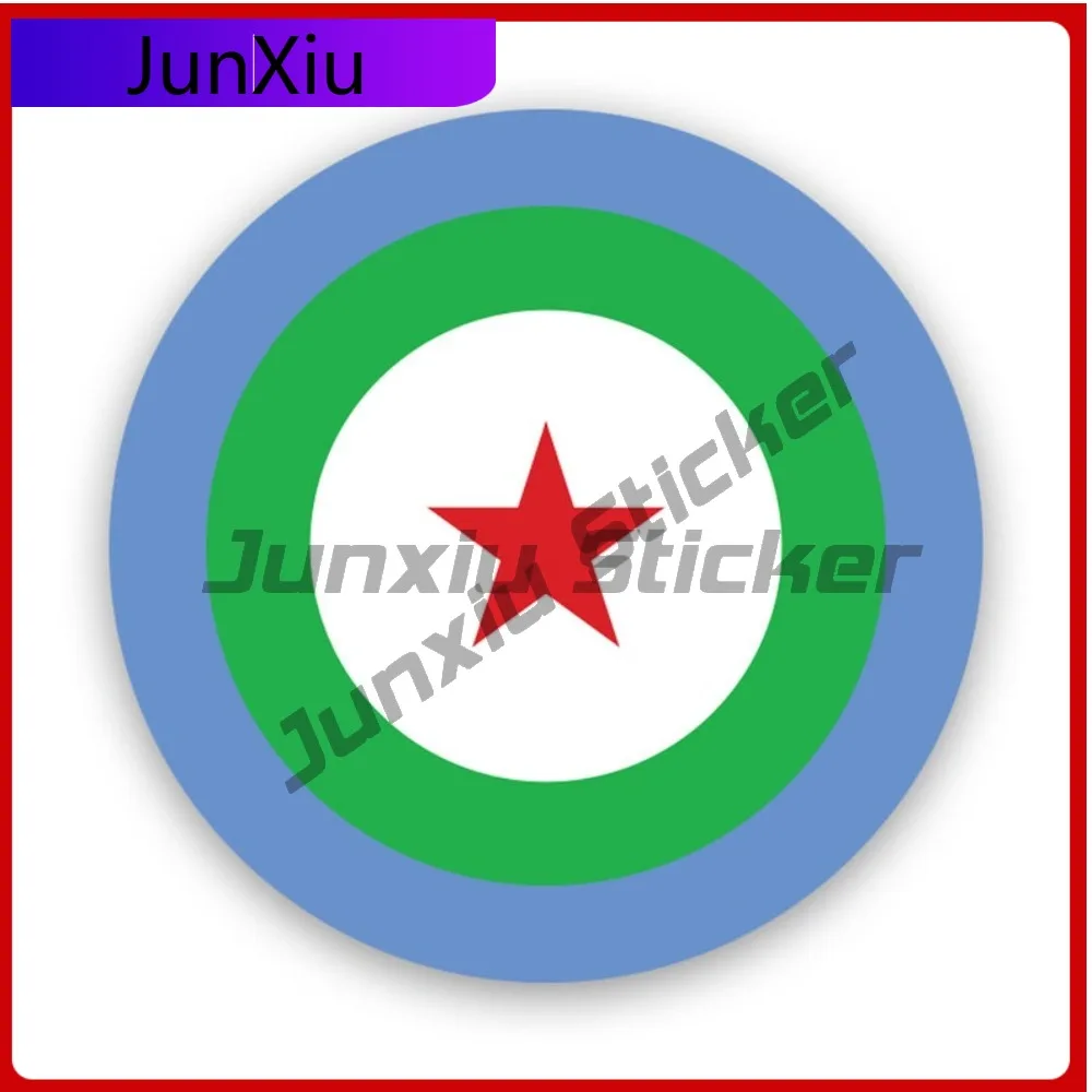 

Djiboutian Air Force Fade Resistant Scratch Resistant Anime Style For Truck Car Body Helmet Removable Easy Apply Decor Cool