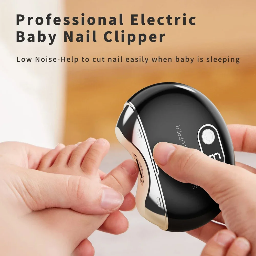 Automatic Nail Trimmer Electric Nail Clipper Manicure Nail Cutter For Adult Baby Safety Fingernail Cutter Rechargeable Nail File
