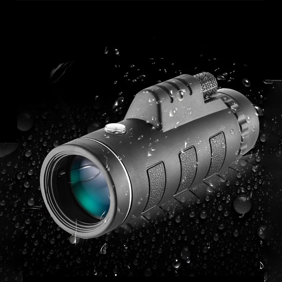 40X60 Military Monoculars Night Vision Optical Long Range Spyglass For Outdoor Camping Bird Watching