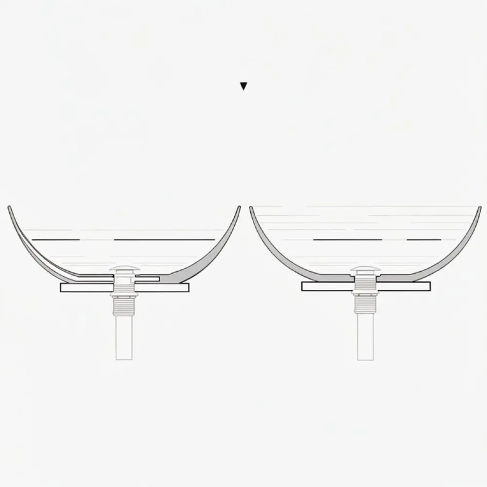 Modern Bathroom Sink Drain Plug Pop Up Stainless Steel Basin Waste Filter 1 1 4 Inch Connector Overflow Protection