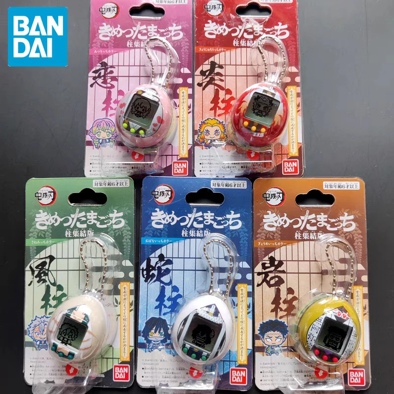 Bandai Original Demon Slayer Tamagotchi Electronic Pets Virtual Pets Figure Kimetsu No Yaiba Model Tanjiro Nezuko Shinobu Tengen