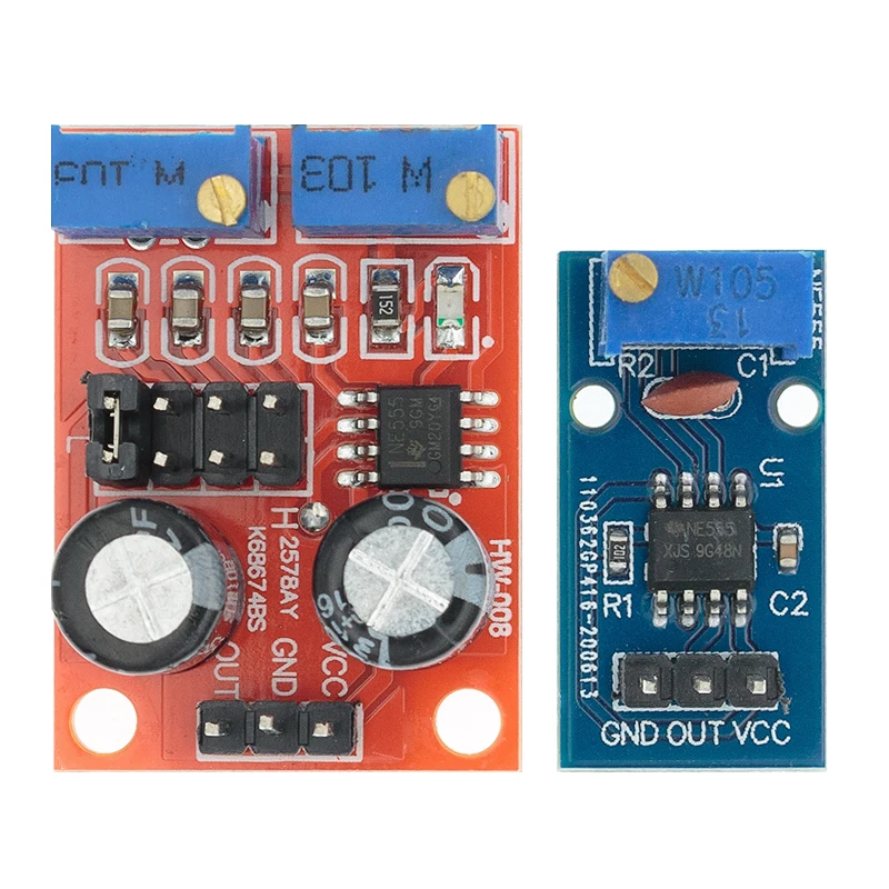 NE555 Pulsfrequenz Duty Cycle Einstellbares Modul 10kHz -200kHz Rechteckwellensignalgenerator für Arduino