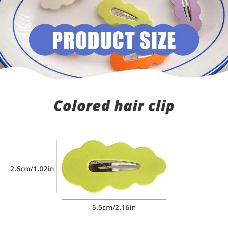 5ASD unico nuvola haipin barrettes clip clip clip indossa casual parrucchiere