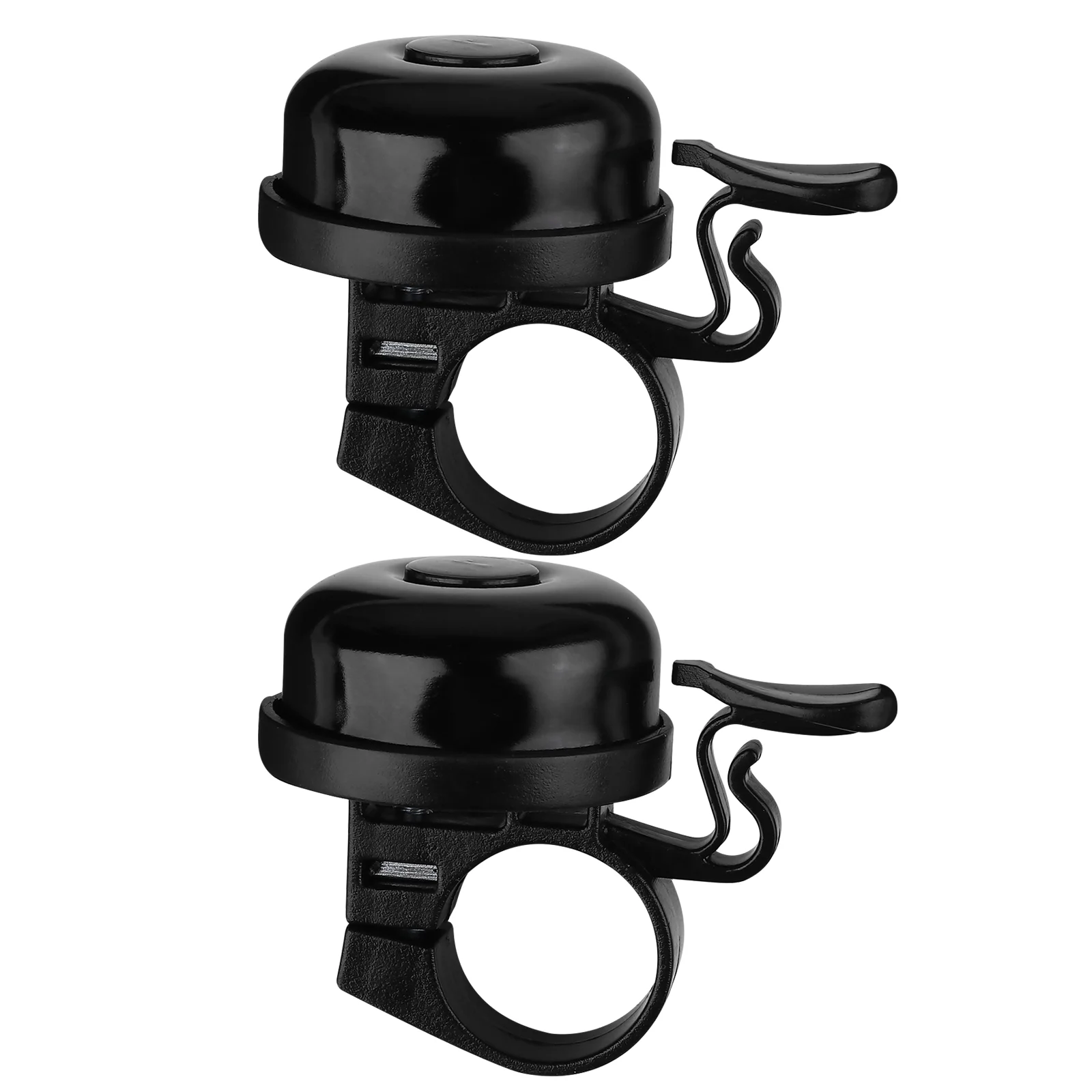 

2 Pcs Electric Bike The Bell Mountain Accessories Supplies Ring Rings Black Toddler