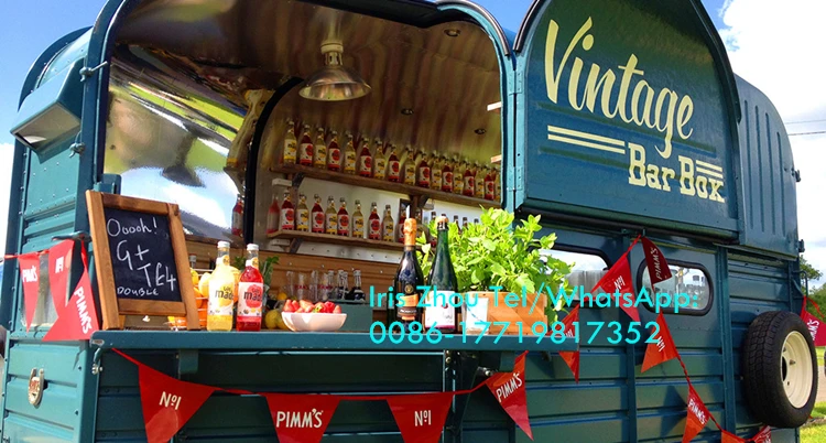 New Concession Stand Trailer Mobile Kitchen vintage horse box food trailer